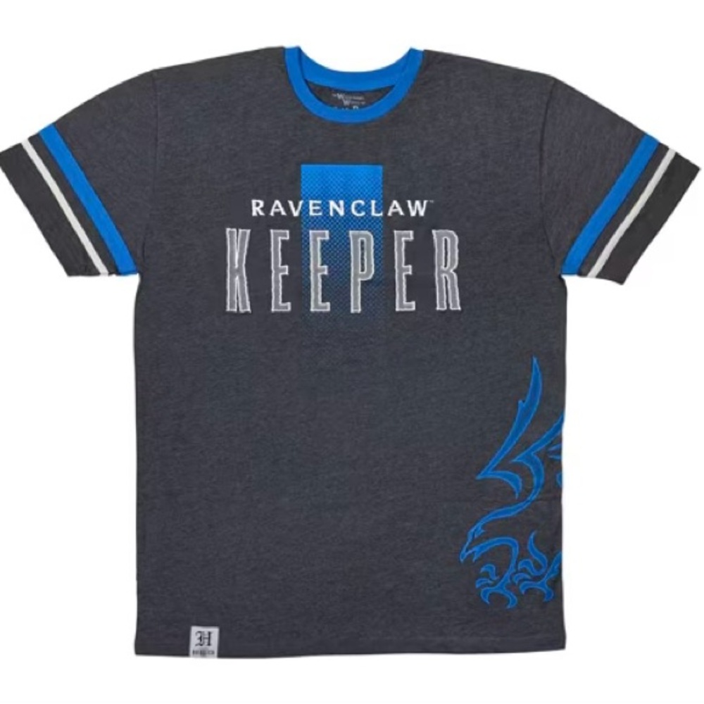 Ravenclaw™ Quidditch™ Keeper Adult T-Shirt Brand New (L) Universal Studios